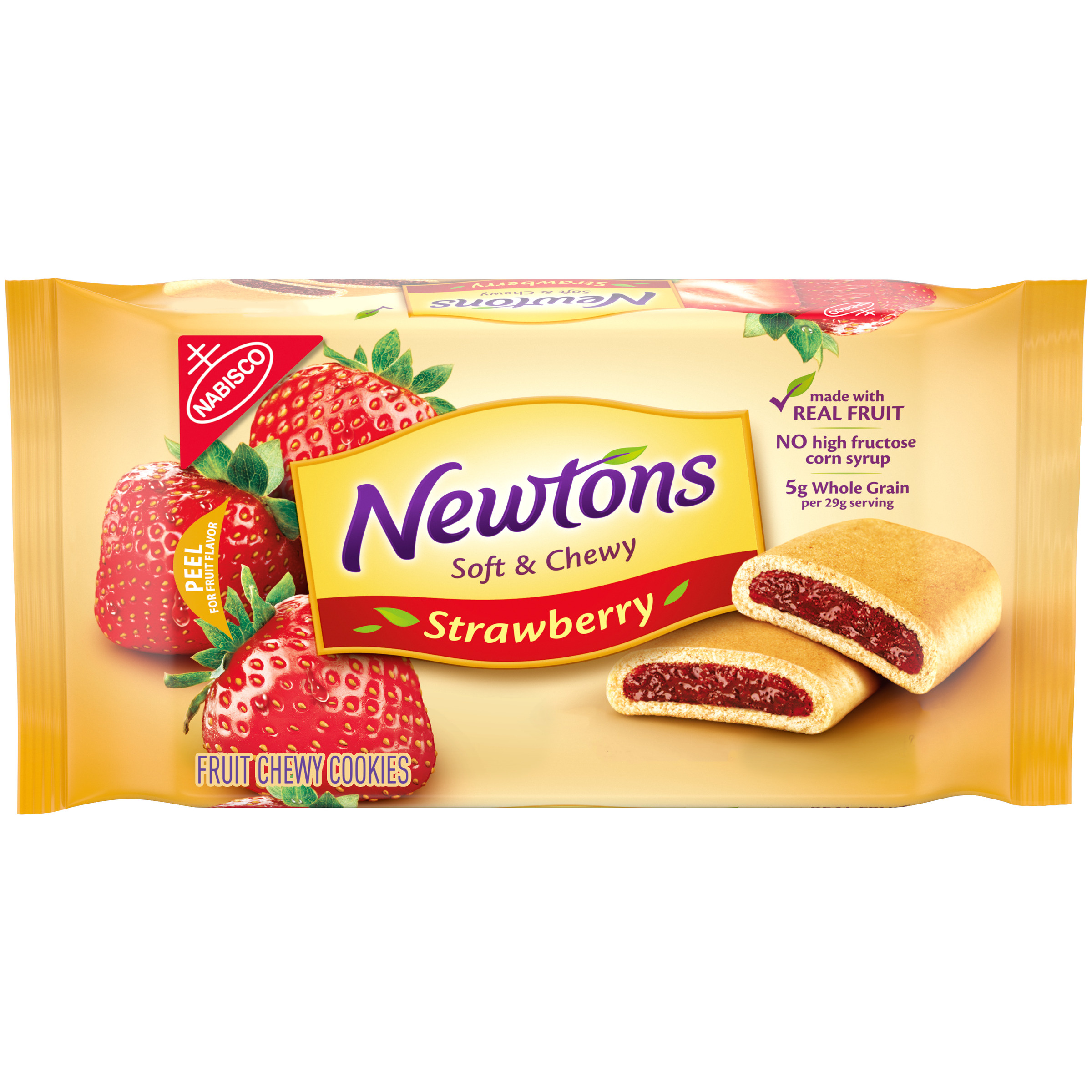 【3点セット】Cookie &Chocolate Strawberry Newtons Soft & Fruit Chewy Strawberry Cookies, (Strawberry