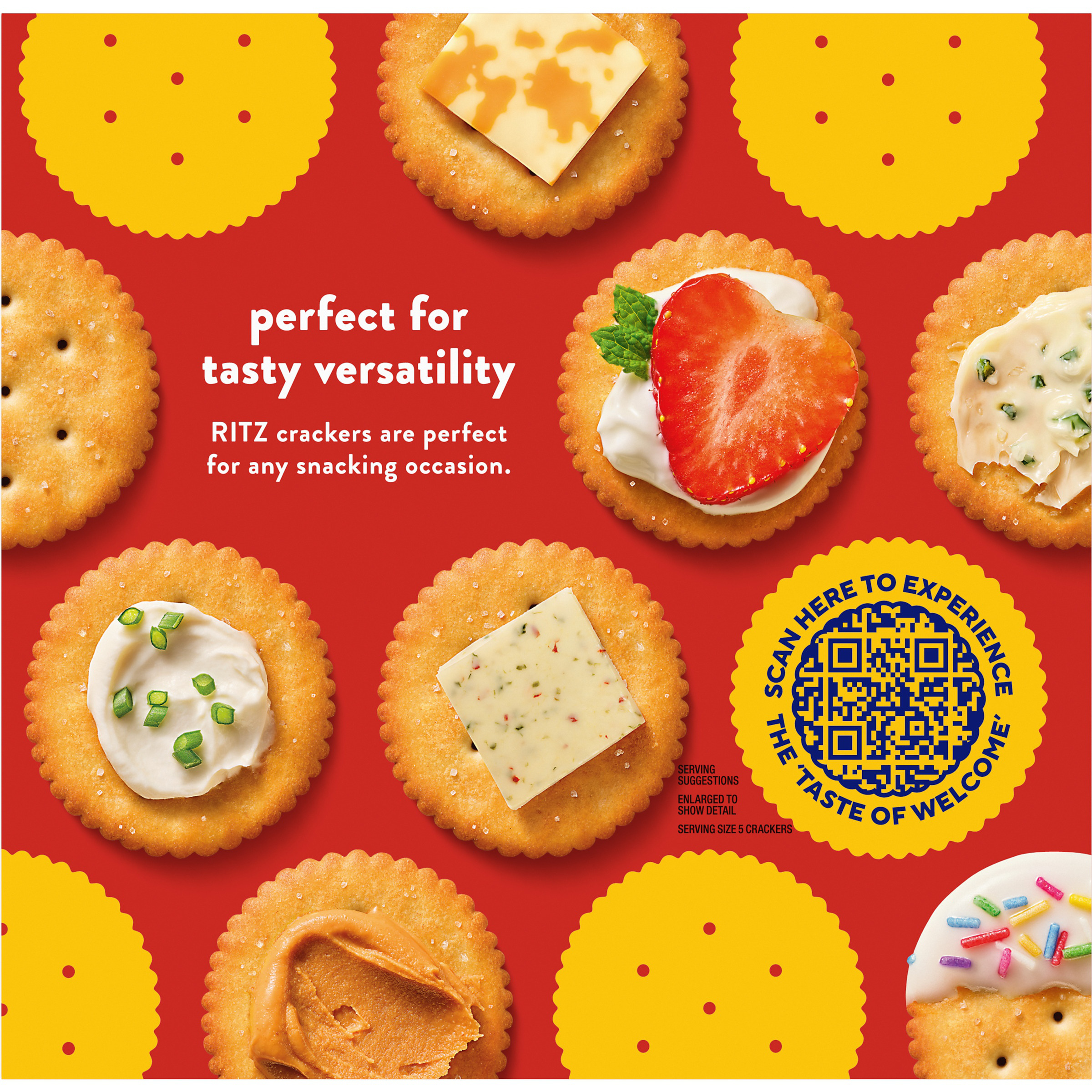 RITZ Original Crackers, Snacks for Kids and Adults, Lunch Snacks