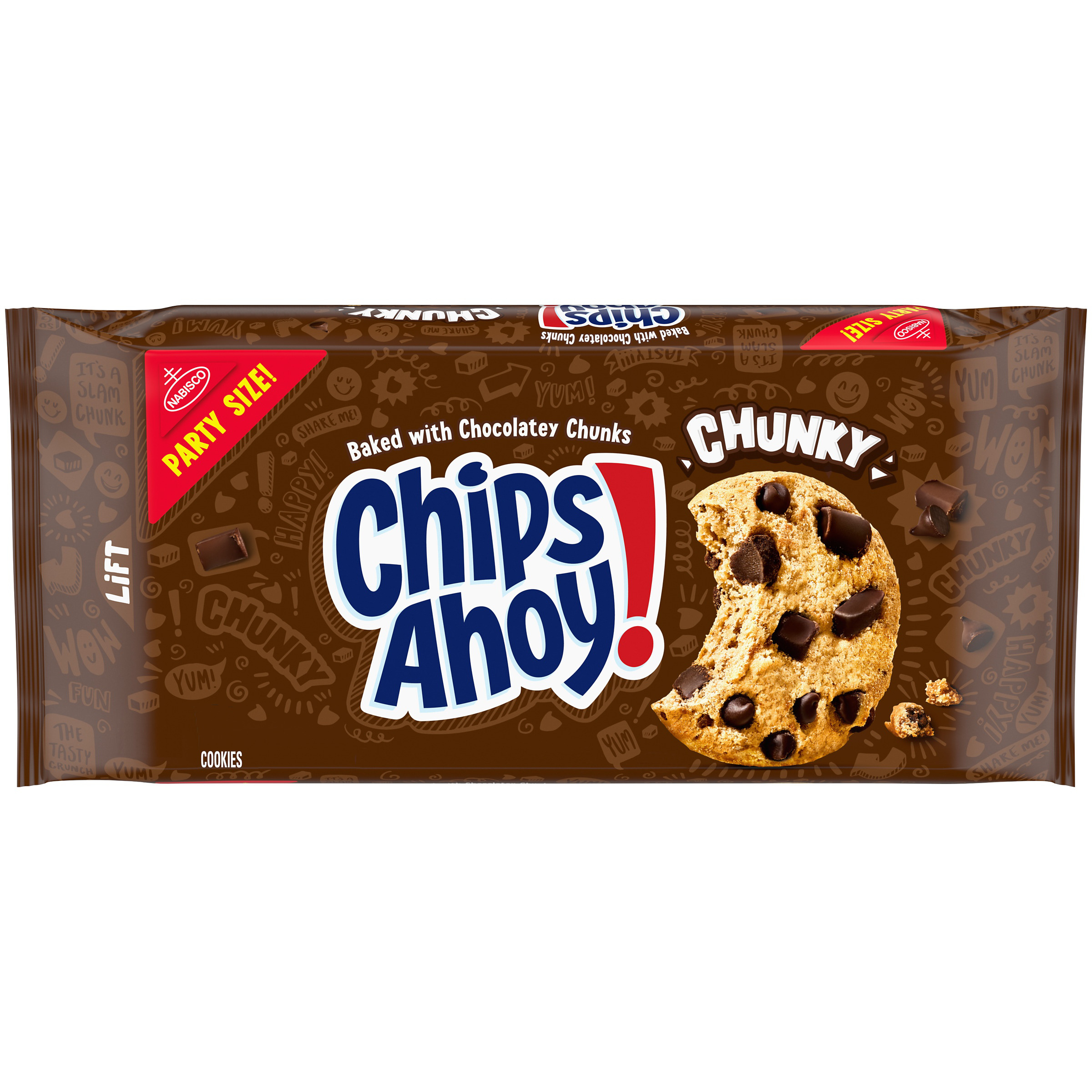 CHIPS AHOY! Original Chocolate Chip Cookies, Party Size, 25.3 oz