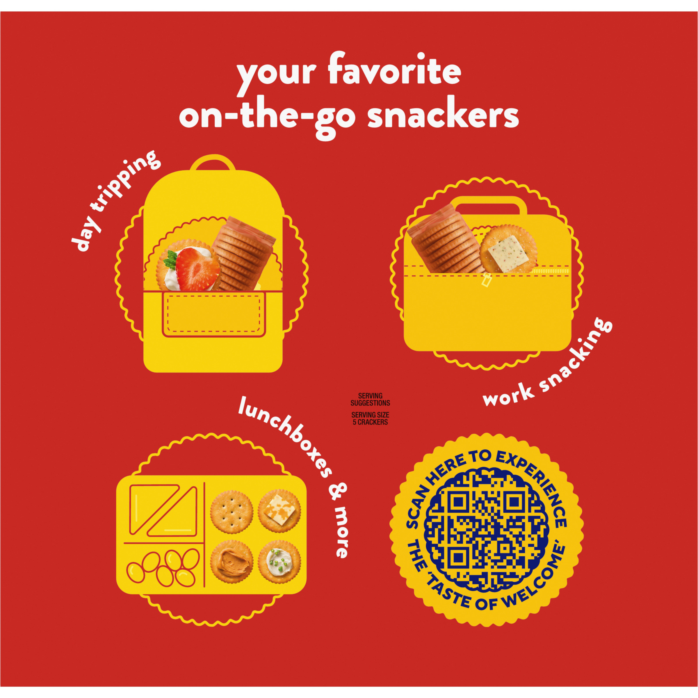 RITZ Fresh Stacks Original Crackers, Party Size, Travel Snacks