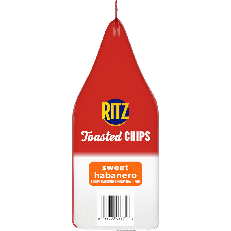 リッツ RITZ Toasted Chips Sweet Habanero Crackers, Party Snacks, 8.1 oz