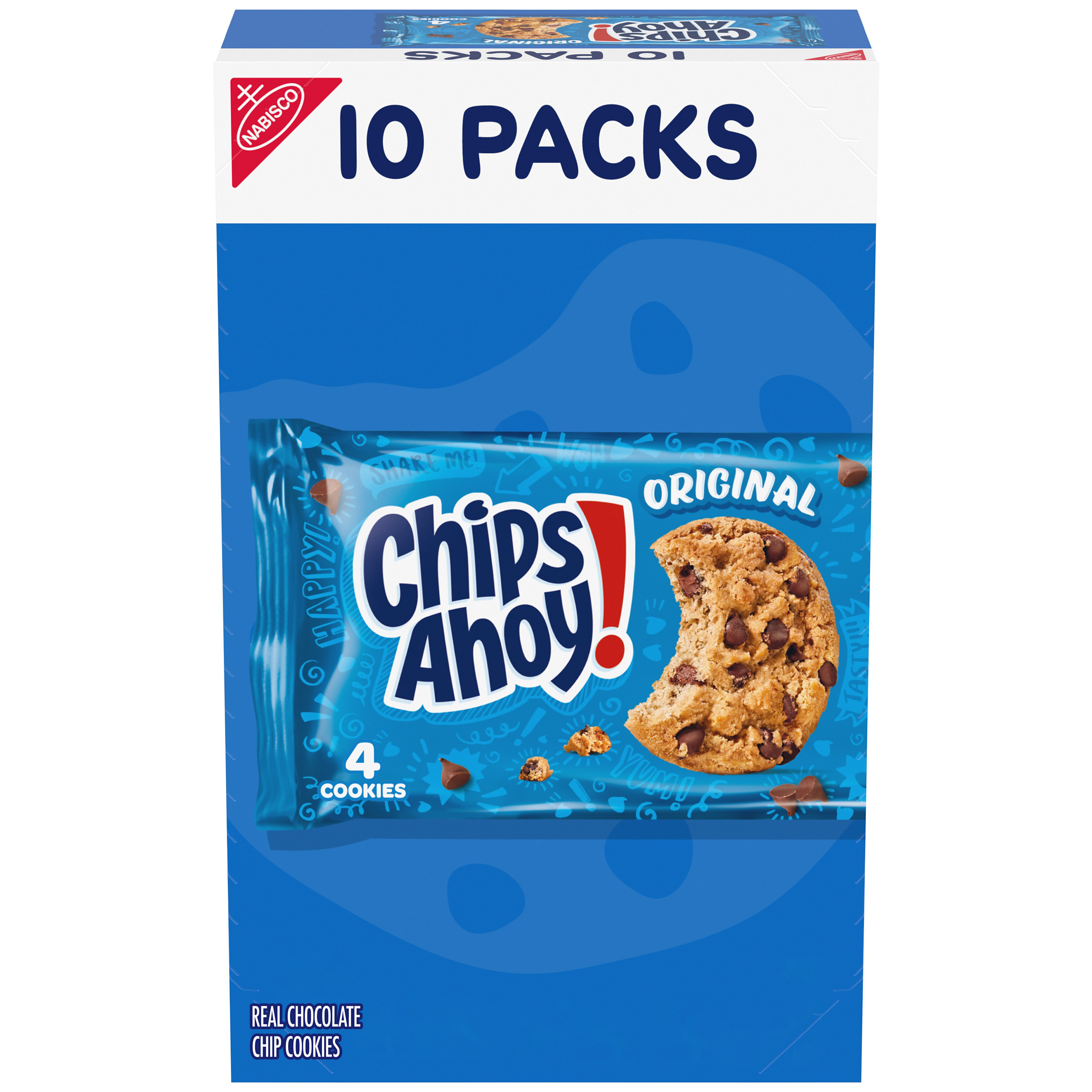 非売品　Chips Ahoy! クッキー　大型ストアディスプレイ CHIPS AHOY! Original Chocolate Chip Cookies, 10 Snack Packs (4