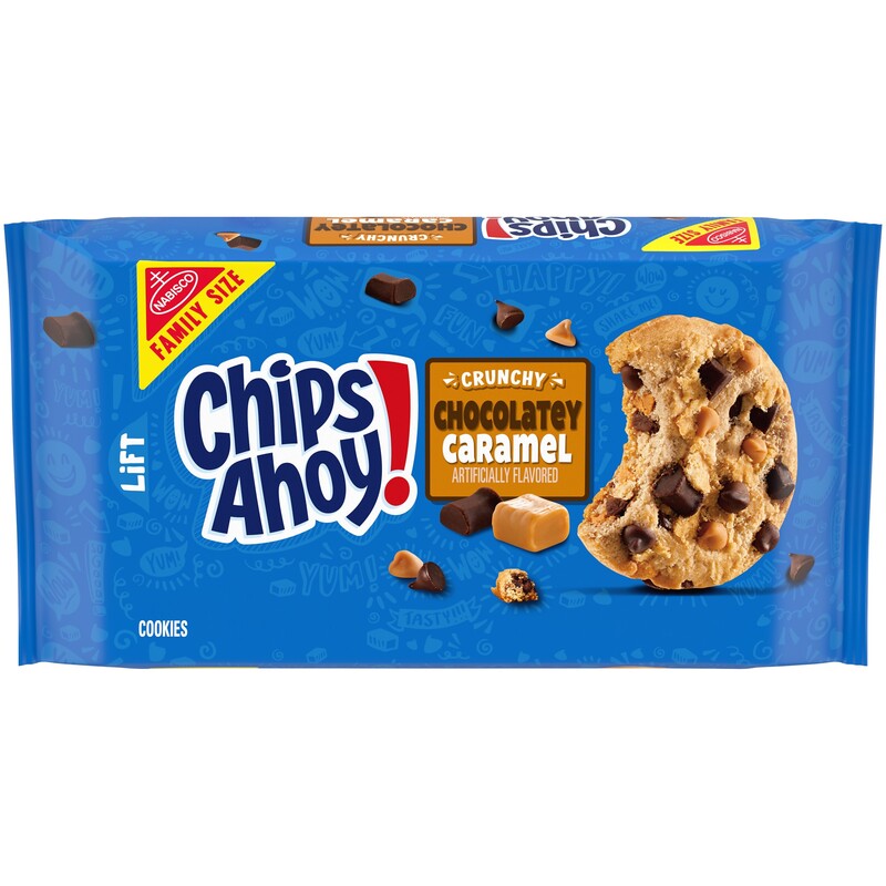 CHIPS AHOY! Crunchy Fudgy Chocolate Caramel Chocolate Chip Cookies