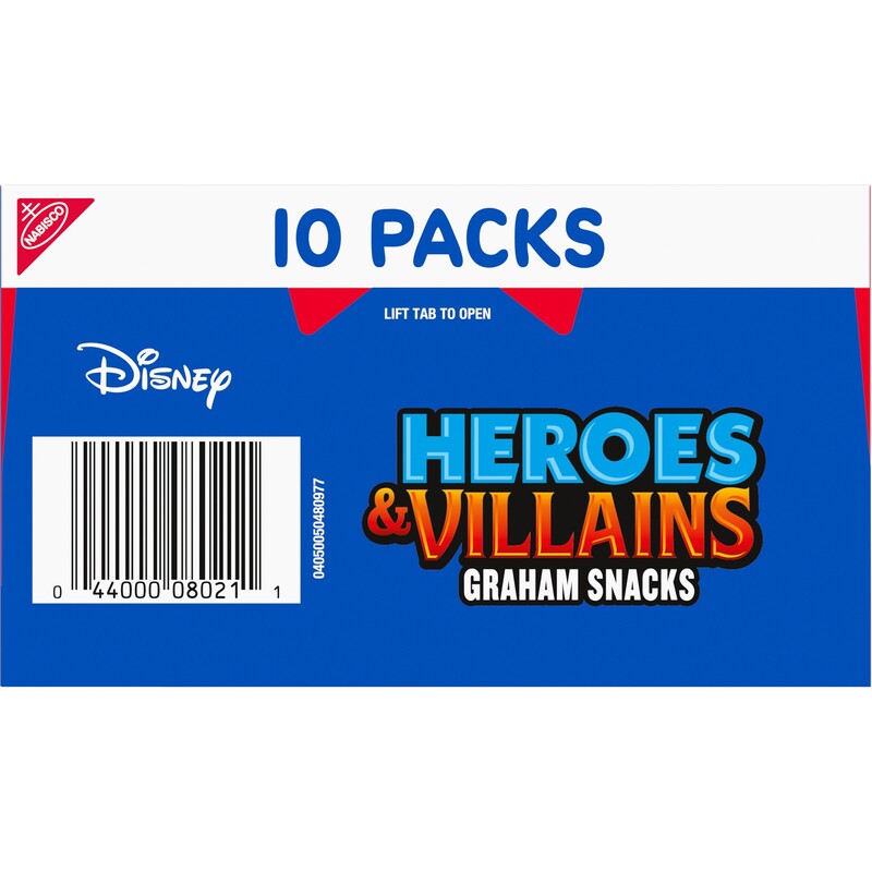 Disney Heroes and Villains Graham Snacks, Custom Cookies Variety
