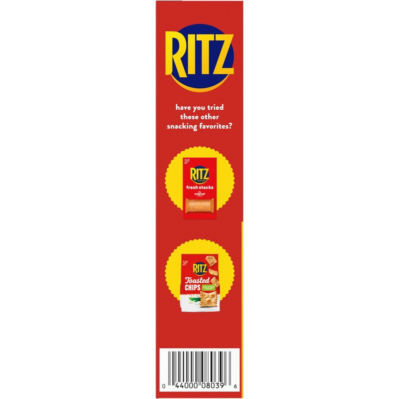 RITZ Bits Spicy Queso Cheese Sandwich Crackers, Snacks for Kids