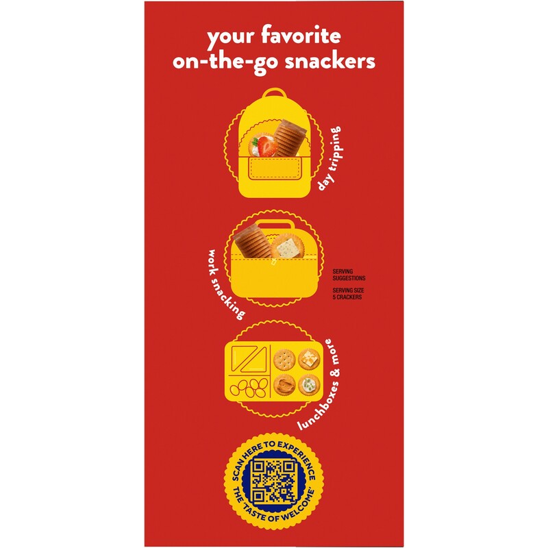 RITZ Fresh Stacks Zesty Herb Crackers, Travel Snacks, 11.8 oz (8