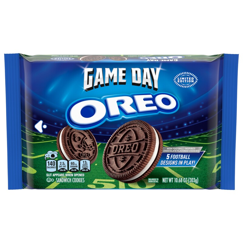 OREO Game Day Chocolate Sandwich Cookies, Limited Edition, 10.68