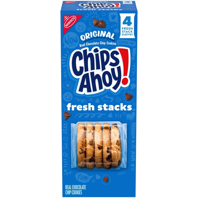 CHIPS AHOY! Fresh Stacks Chewy Chocolate Chip Cookies, Travel