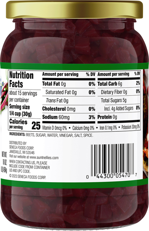 Aunt Nellie's Pickled Beets, Diced Giant Eagle Because It