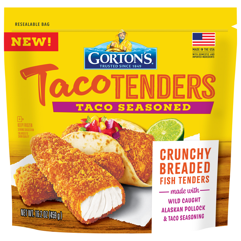 Gorton's Taco Crunchy Breaded Taco Seasoned Fish Tenders | Giant