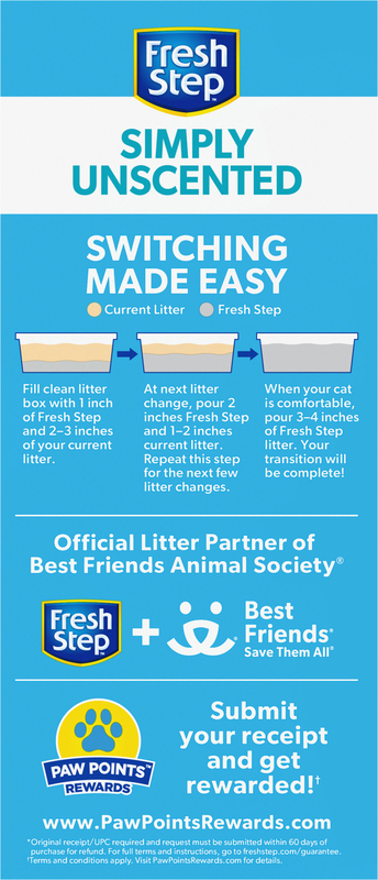 Fresh Step Simply Unscented Clumping Litter, Fresh Step Unscented