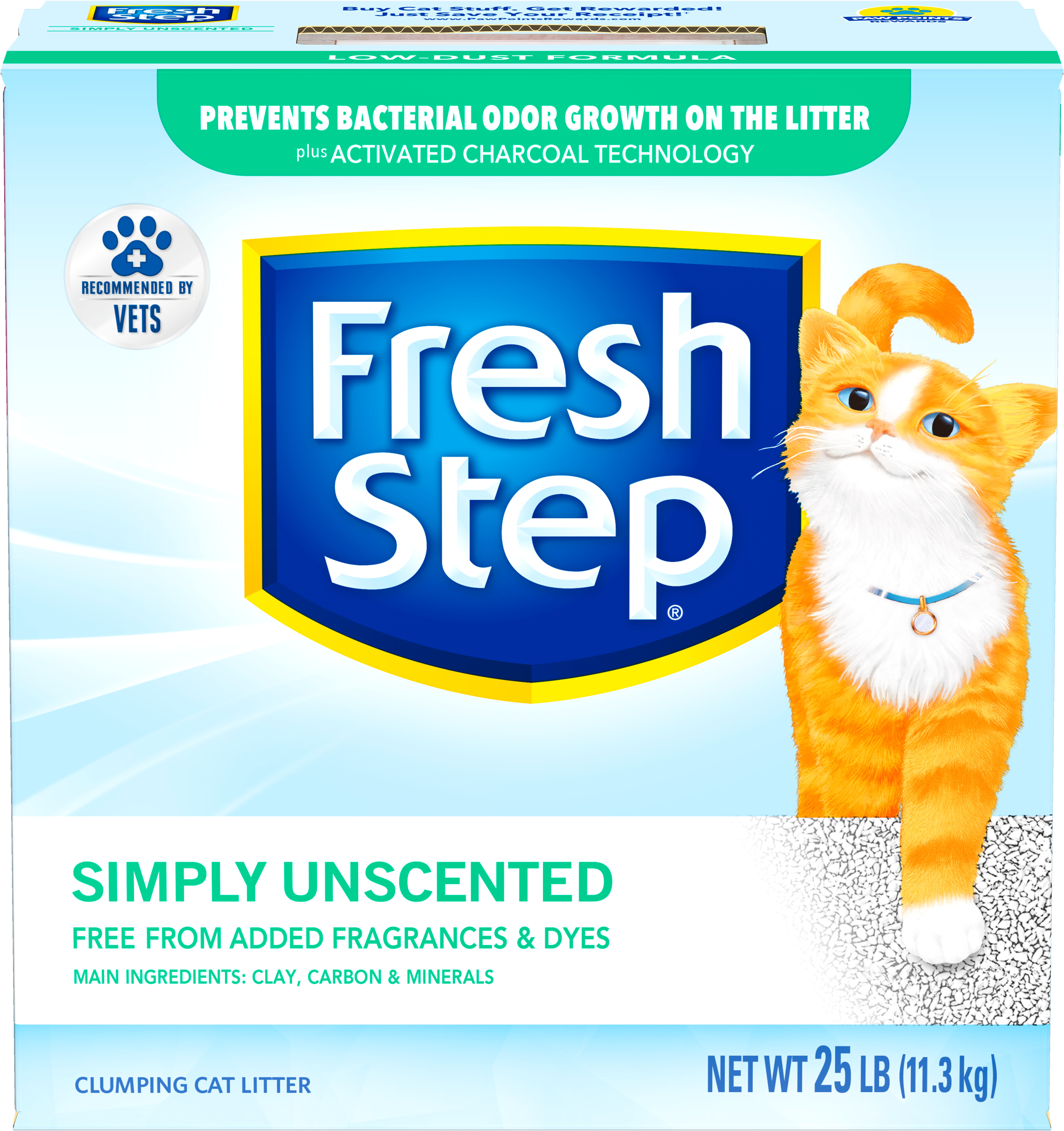 Fresh Step Simply Unscented Clumping Litter, Fresh Step Unscented