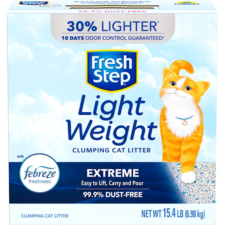 Fresh Step Light Weight Cat Litter Extreme With Febreze Freshness