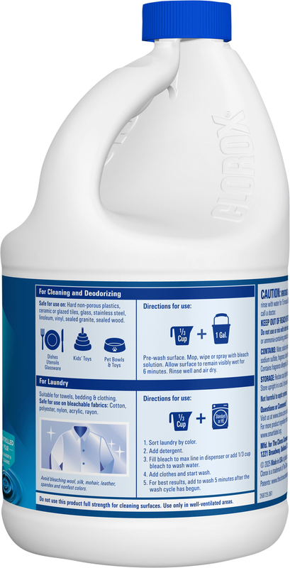 Clorox No-Splash Liquid Bleach, Clean Linen Scented Splashless