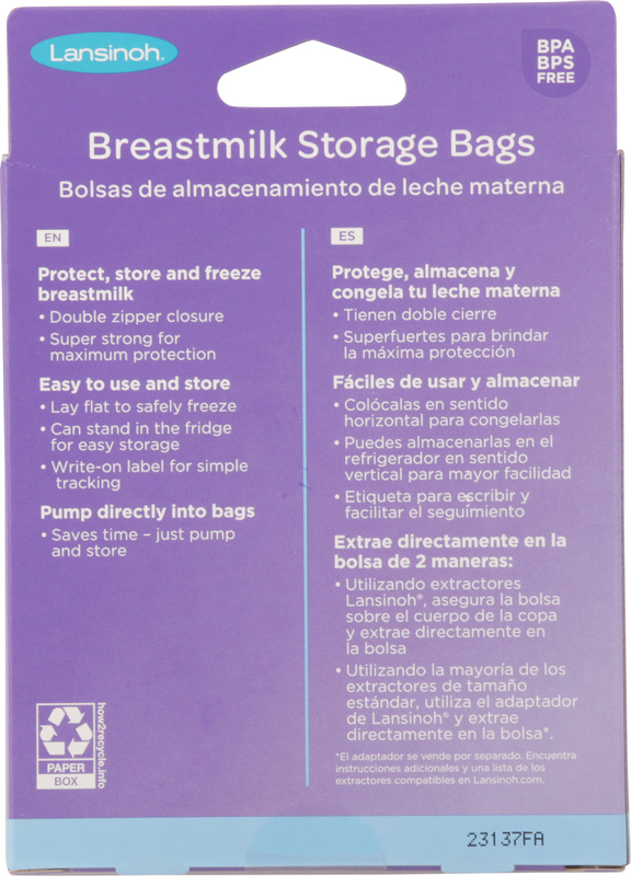 Lansinoh Breastmilk Storage Bags Giant Eagle Because It