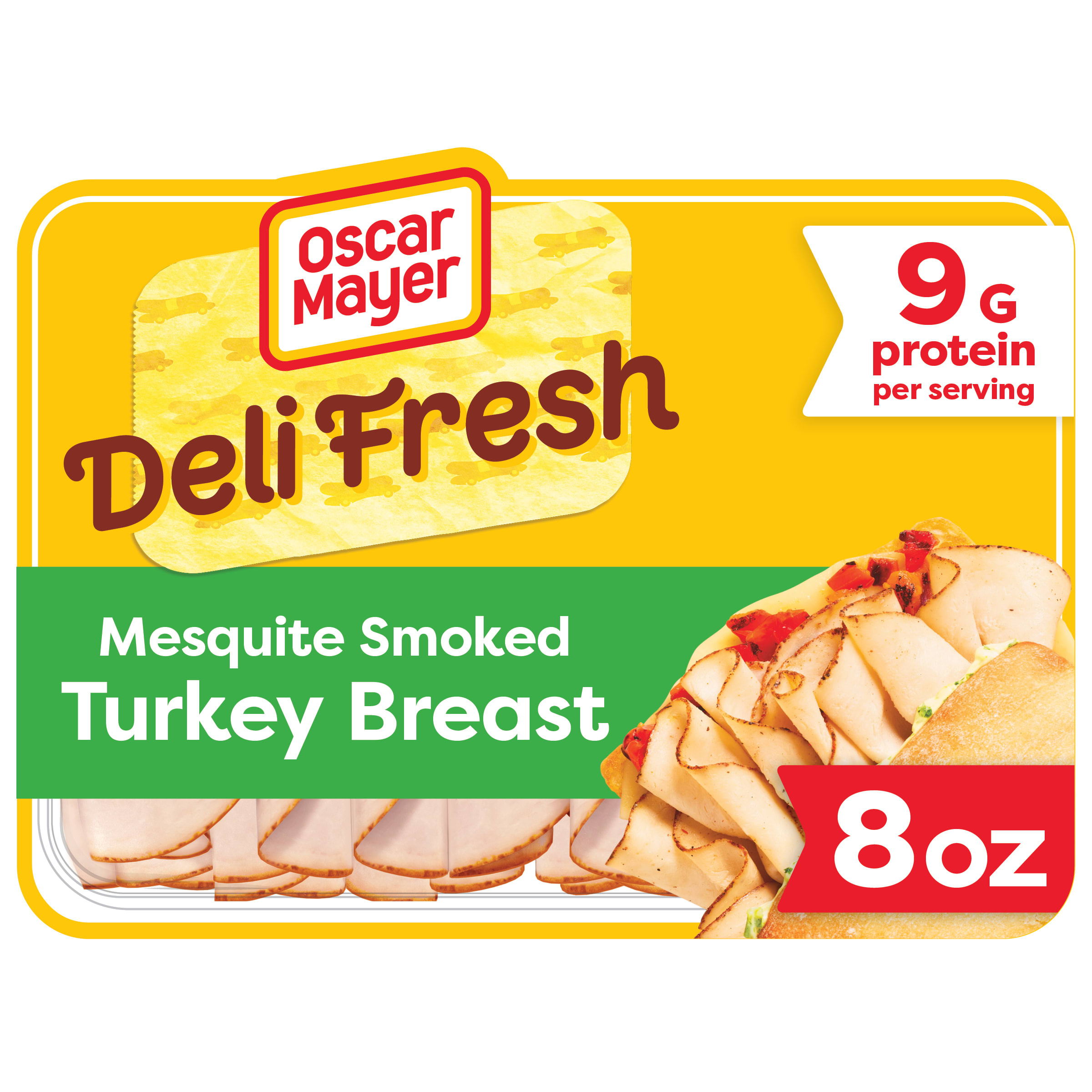 Oscar Mayer Deli Fresh Mesquite Smoked Turkey Breast, 8 oz Pack