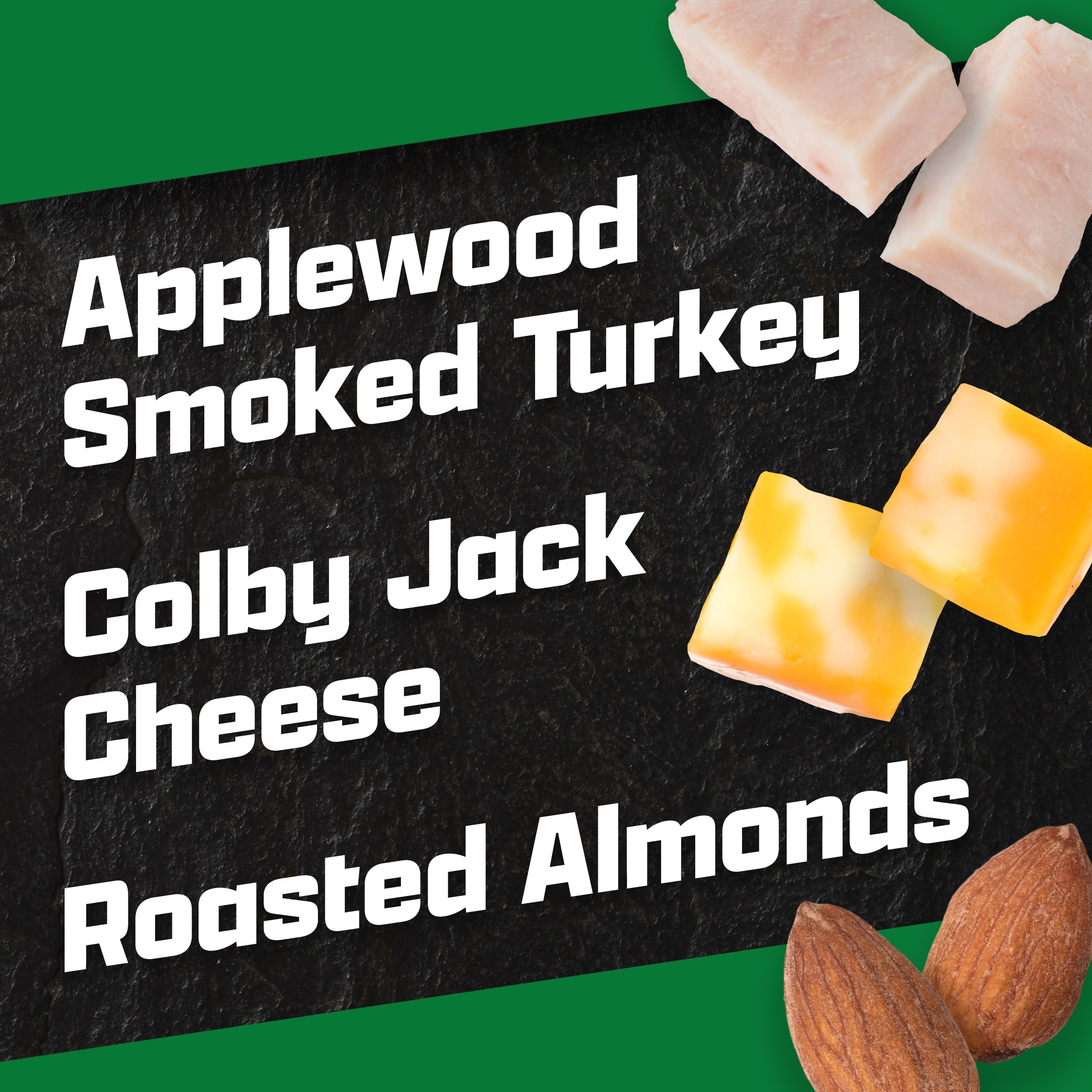 P3 Portable Protein Pack Turkey, Almonds, Colby Jack Cheese, 2 oz