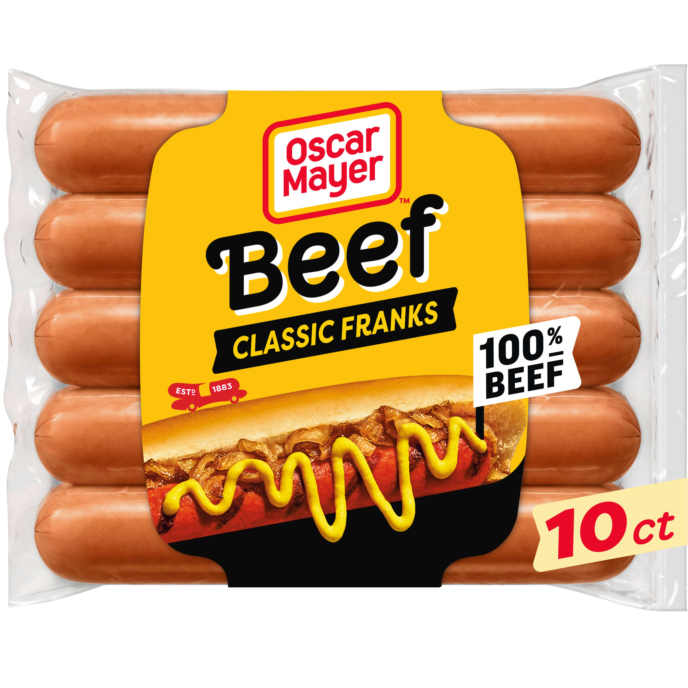 Oscar Mayer Classic Beef Franks Hot Dogs, 10 ct Pack | Giant Eagle