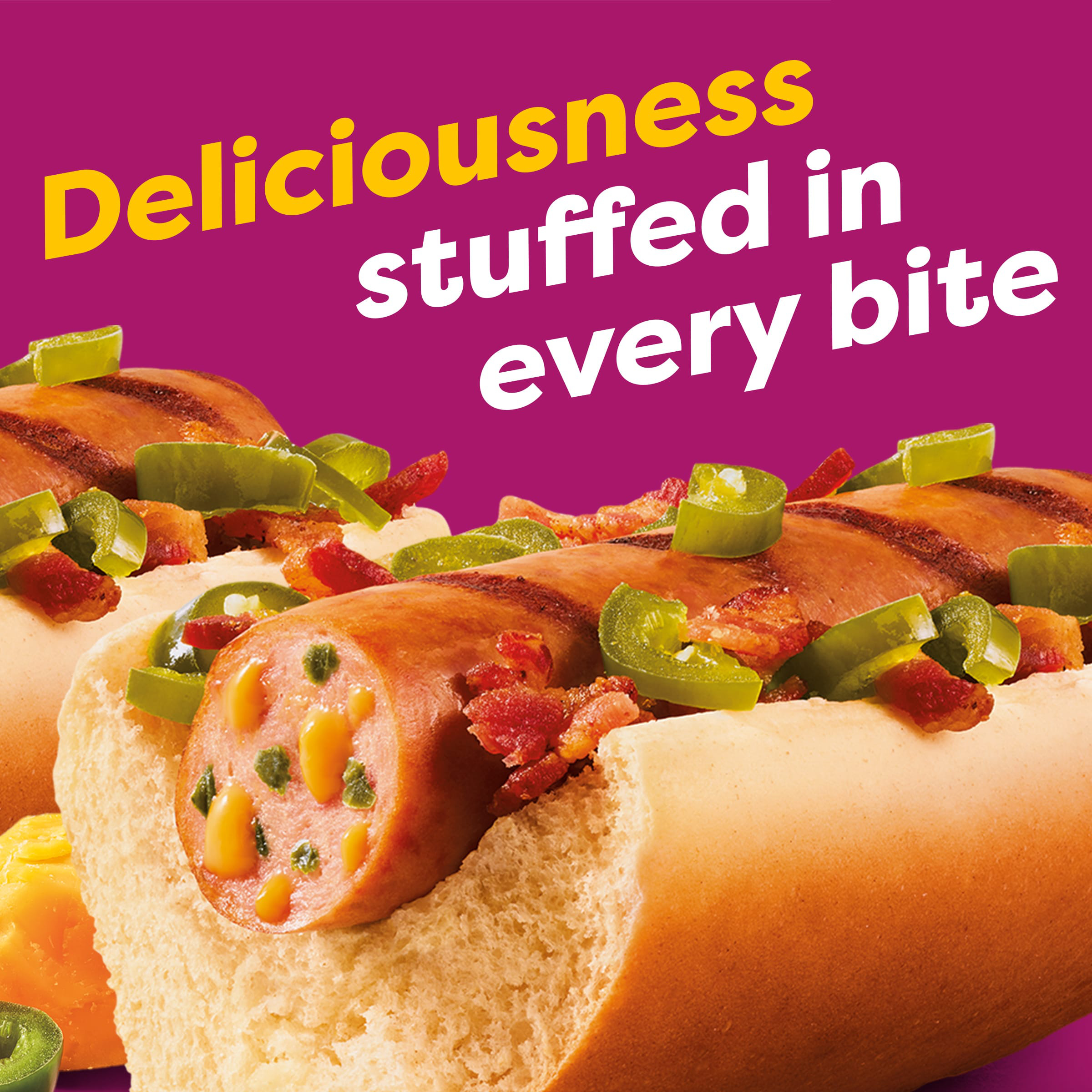 Oscar Mayer Jalapeño Cheddar Stuffed Dogs, 8 ct Pack | Giant Eagle