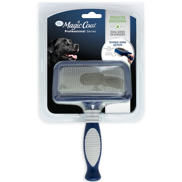 Four Paws Magic Coat Professional Series Dual-Sided Deshedder for
