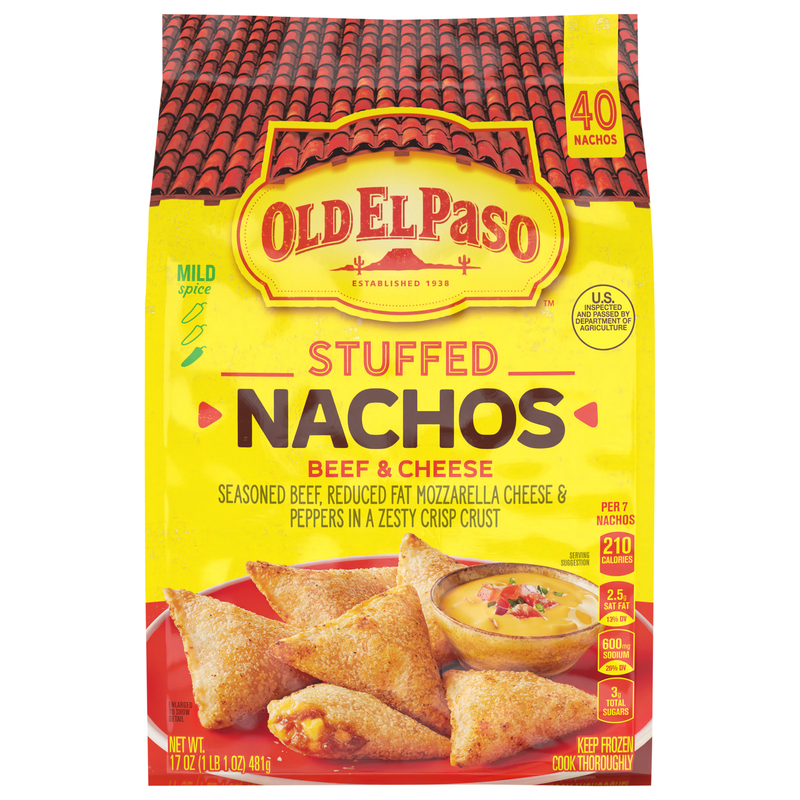 Old El Paso Stuffed Mild Spice Beef & Cheese Nachos | Giant Eagle