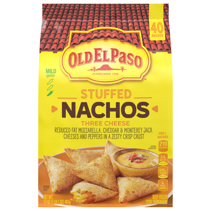 Old El Paso Stuffed Mild Spice Three Cheese Nachos | Giant Eagle