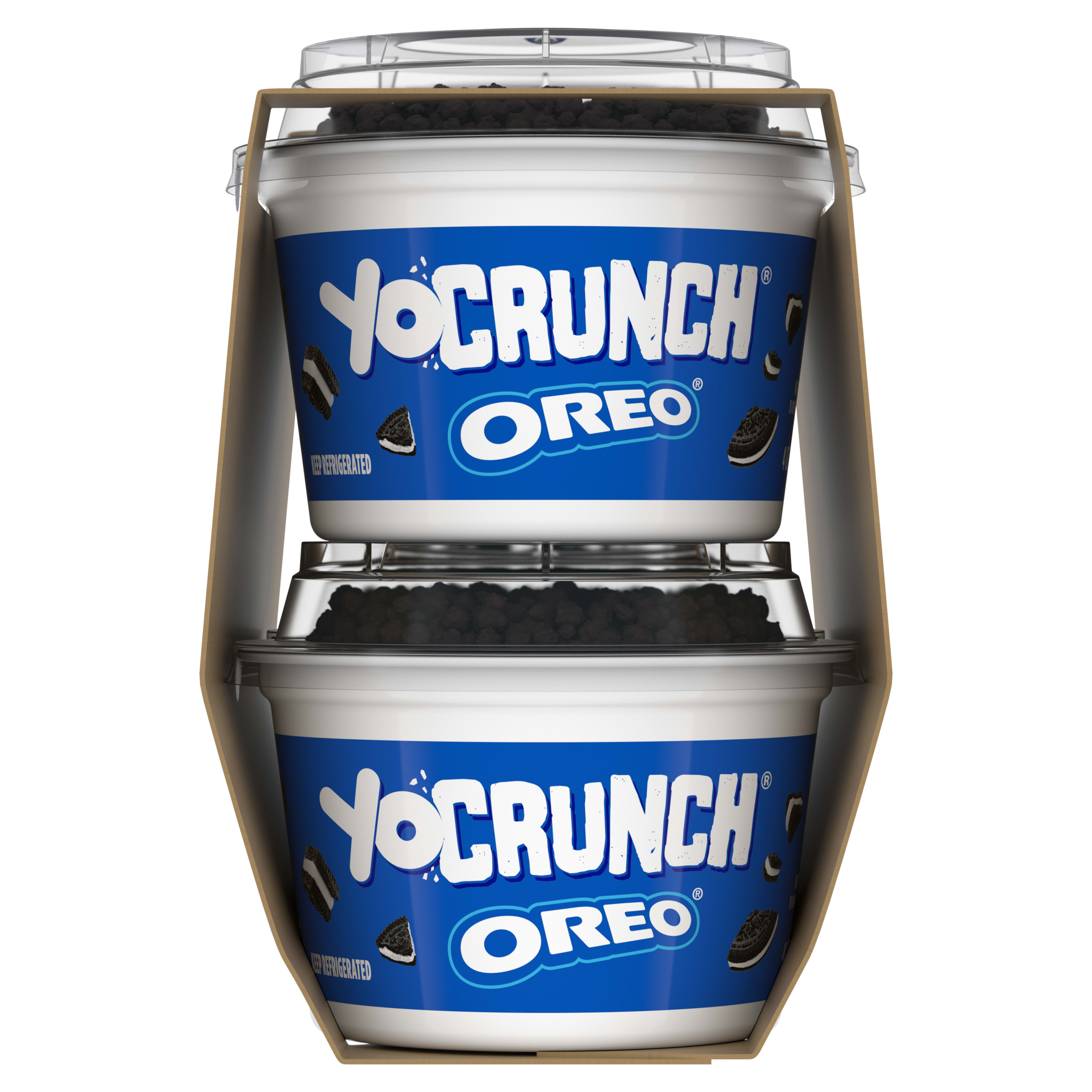 YoCrunch Low Fat Vanilla Yogurt with OREO(R) Cookie Pieces, 4 oz