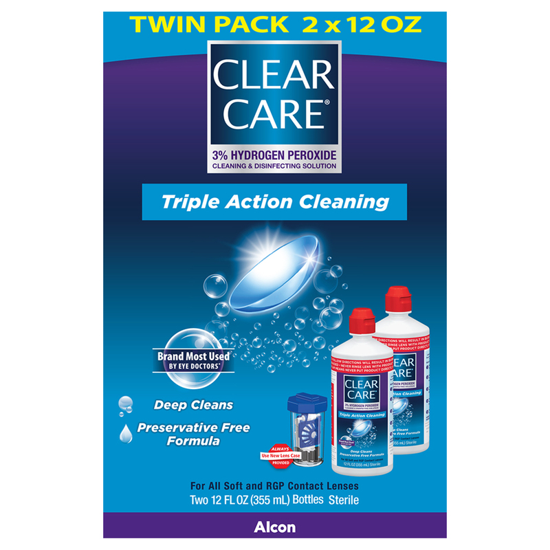 Clear Care Triple Action Cleaning Cleaning & Disinfecting Solution
