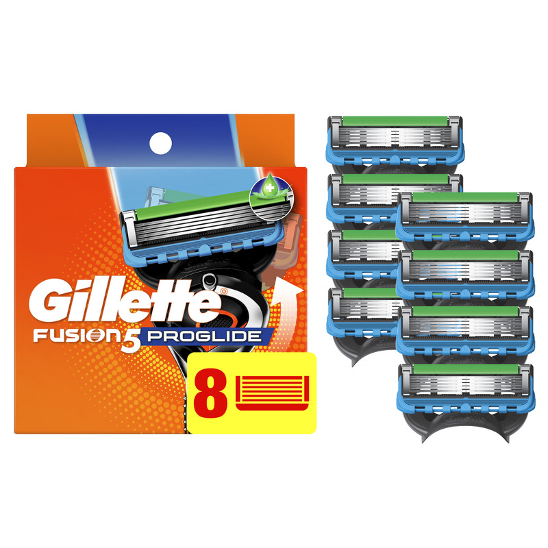Gillette Fusion5 ProGlide Razor Blades for men, 8 Blade Refills