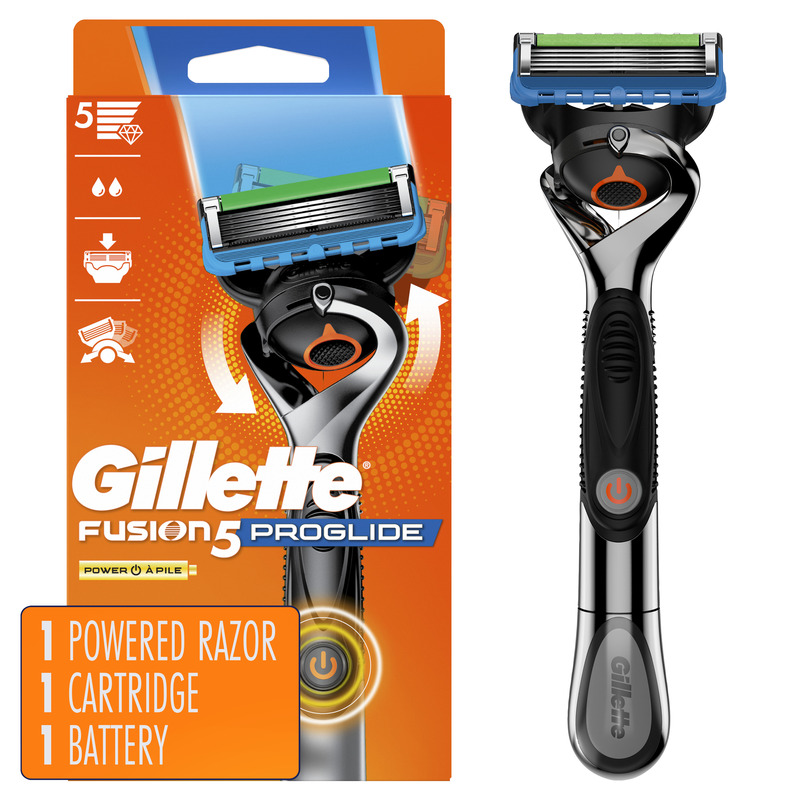 Gillette Fusion5 ProGlide Power Razor for Men, Power Handle, 1