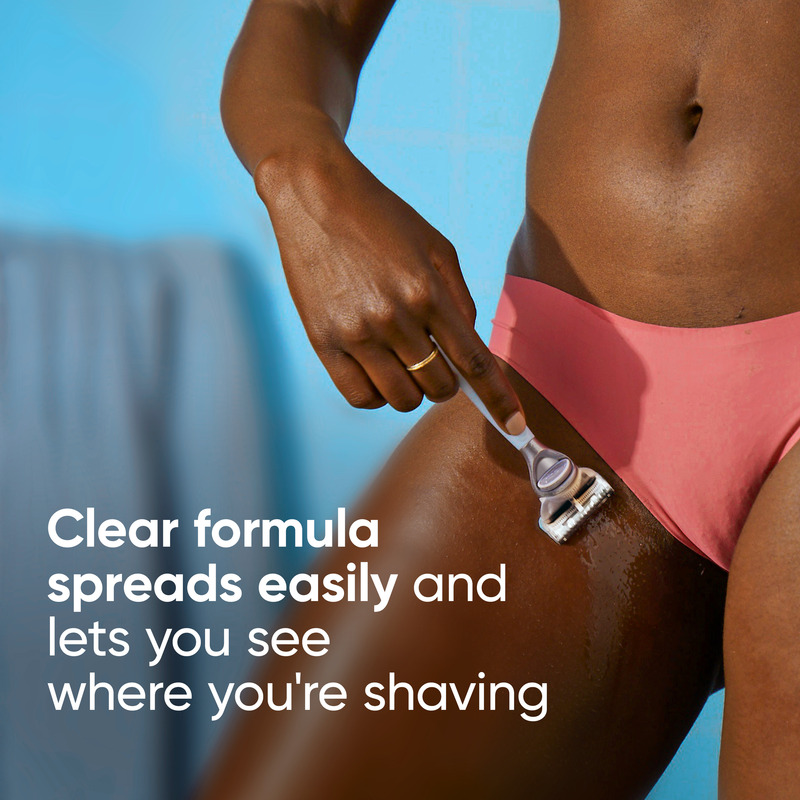 Venus for Pubic Hair and Skin, 2-in-1 Cleanser + Shave Gel, 6.4 oz