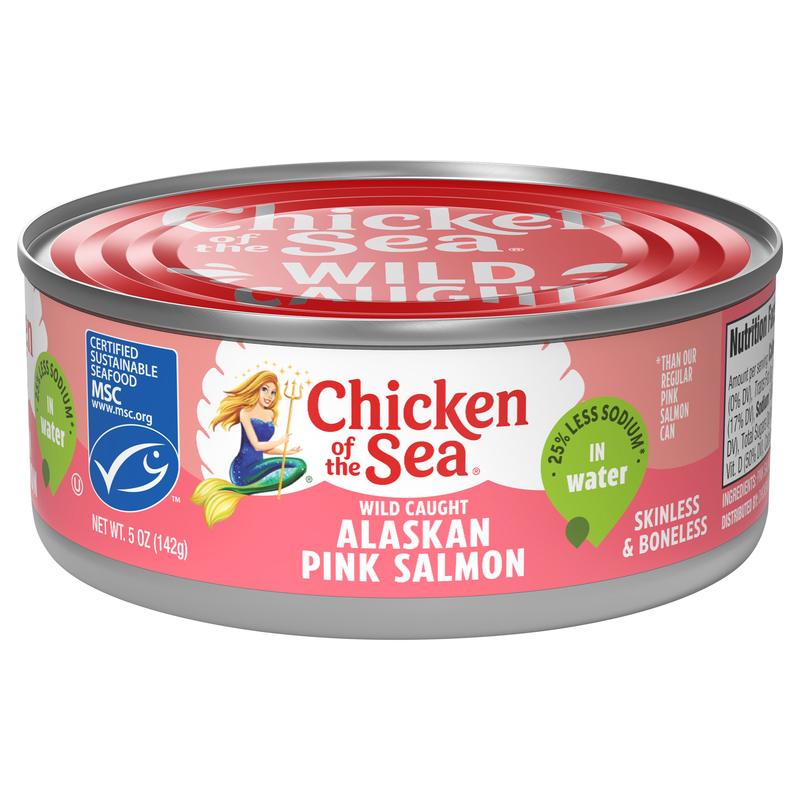 Chicken of the Sea Pink Salmon, in Water, Alaskan, Wild Caught