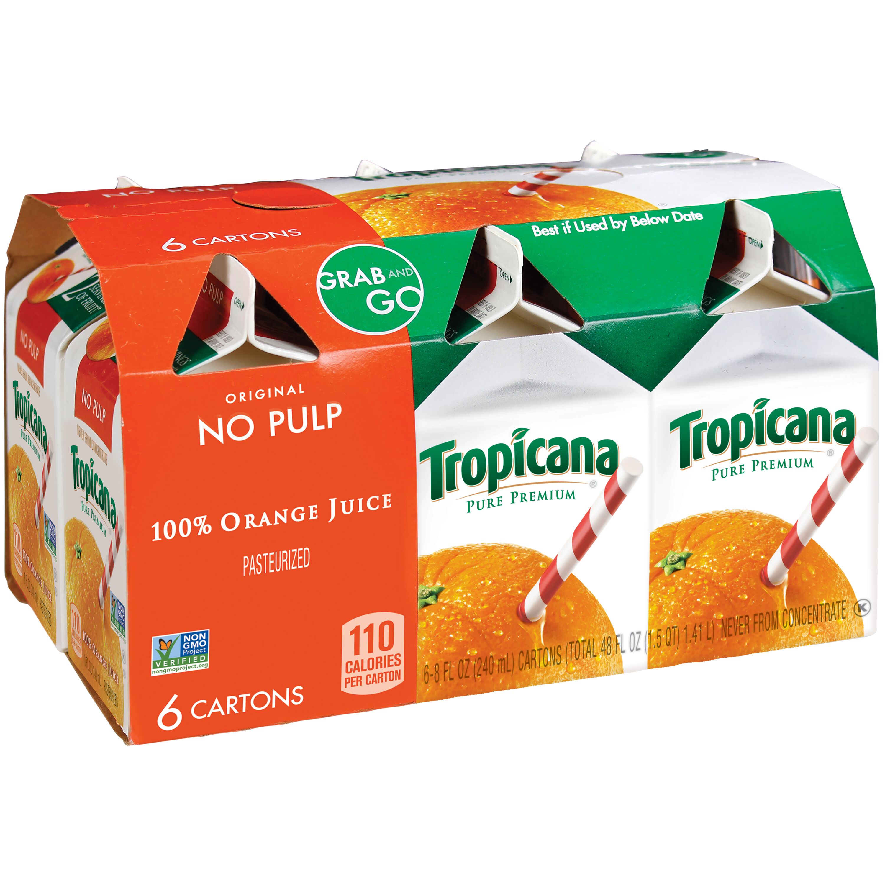 TROPICANA Tropicana Pure Premium 100% Orange Juice Original No Pulp 8