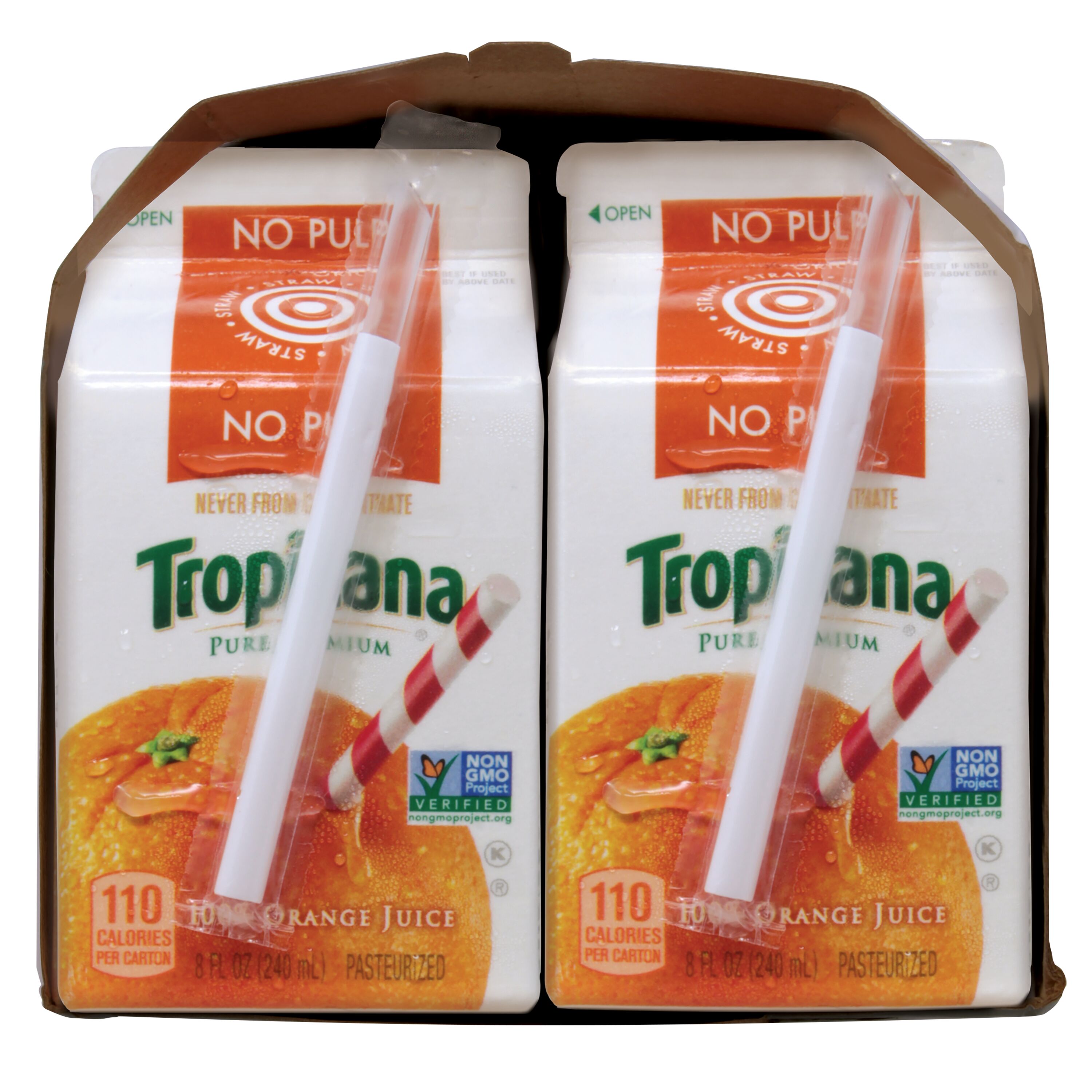 Tropicana Pure Premium 100% Orange Juice Original No Pulp 8