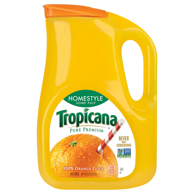 Tropicana Homestyle Some Pulp Orange Juice | Giant Eagle | Because
