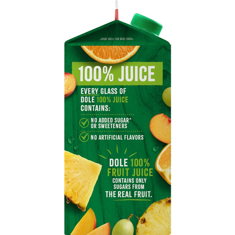 Dole 100% Juice, Orange Peach Mango, No Sugar Added Giant Eagle