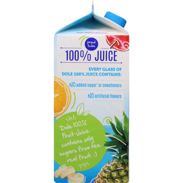Dole 100% Juice, Orange Peach Mango Giant Eagle Because It