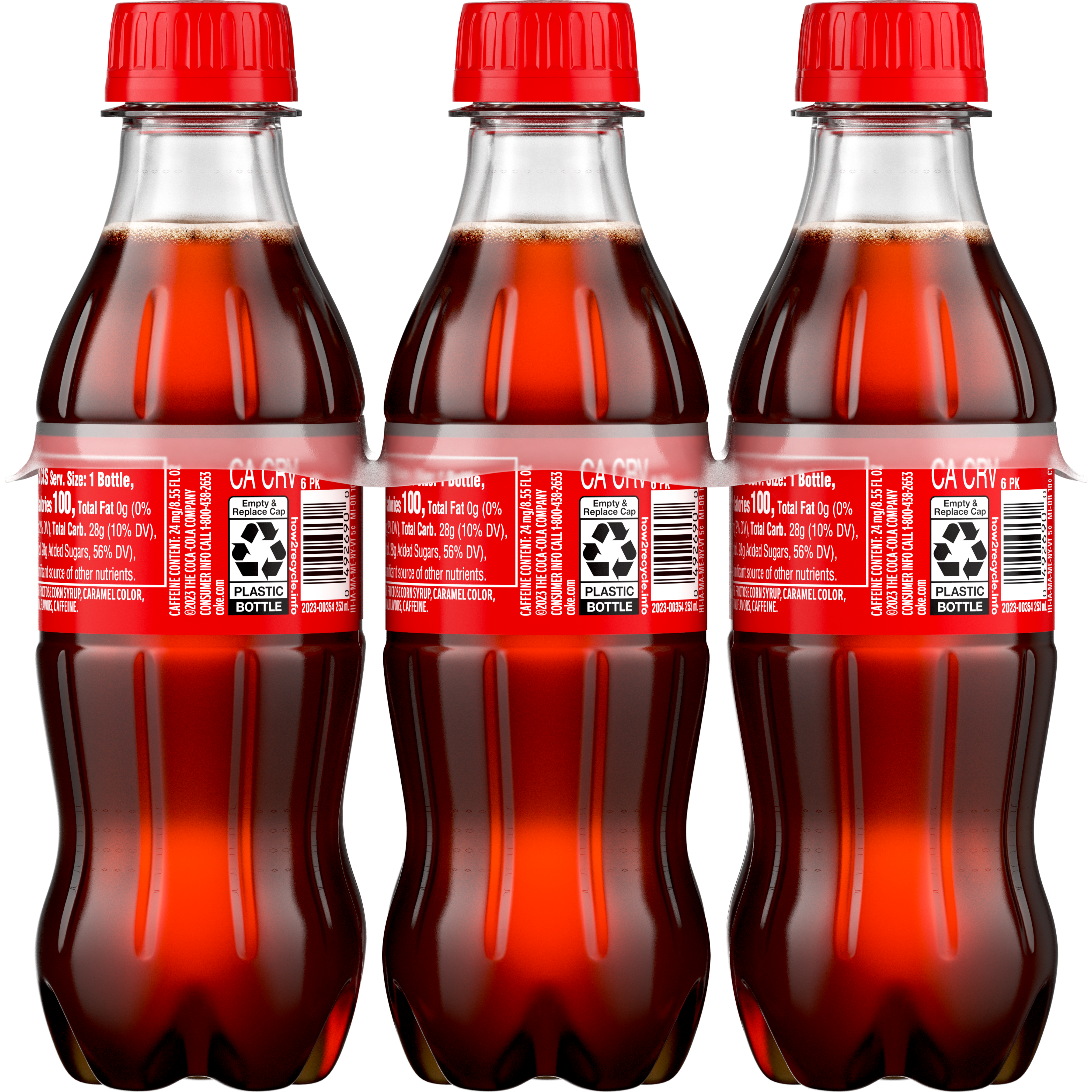 Coca-Cola Soda Soft Drink, 8.55 fl oz Bottles, 6 Pack | Giant
