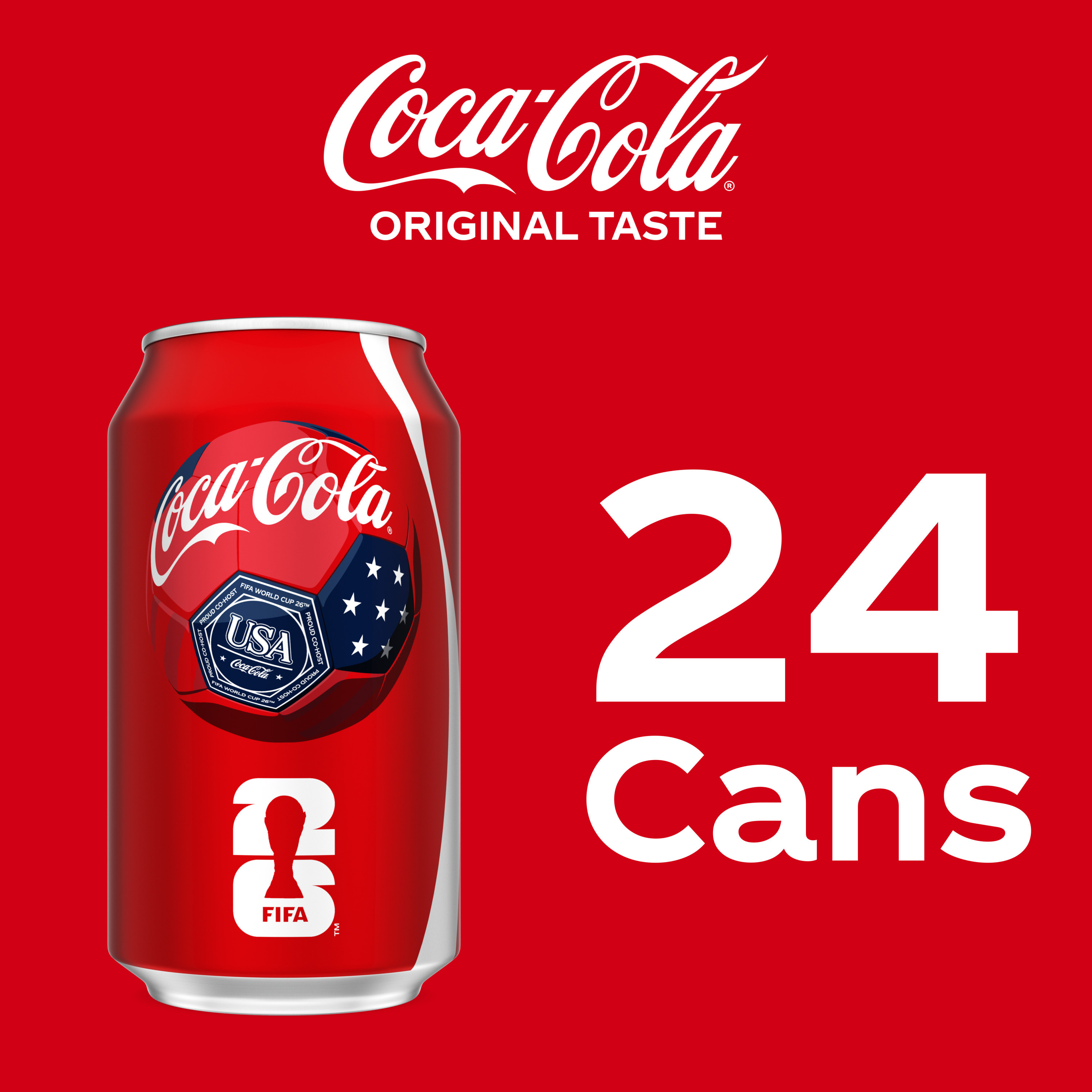 Coca-Cola Soda Soft Drink Cans, 12 Fl Oz, 24 Pack | Giant Eagle