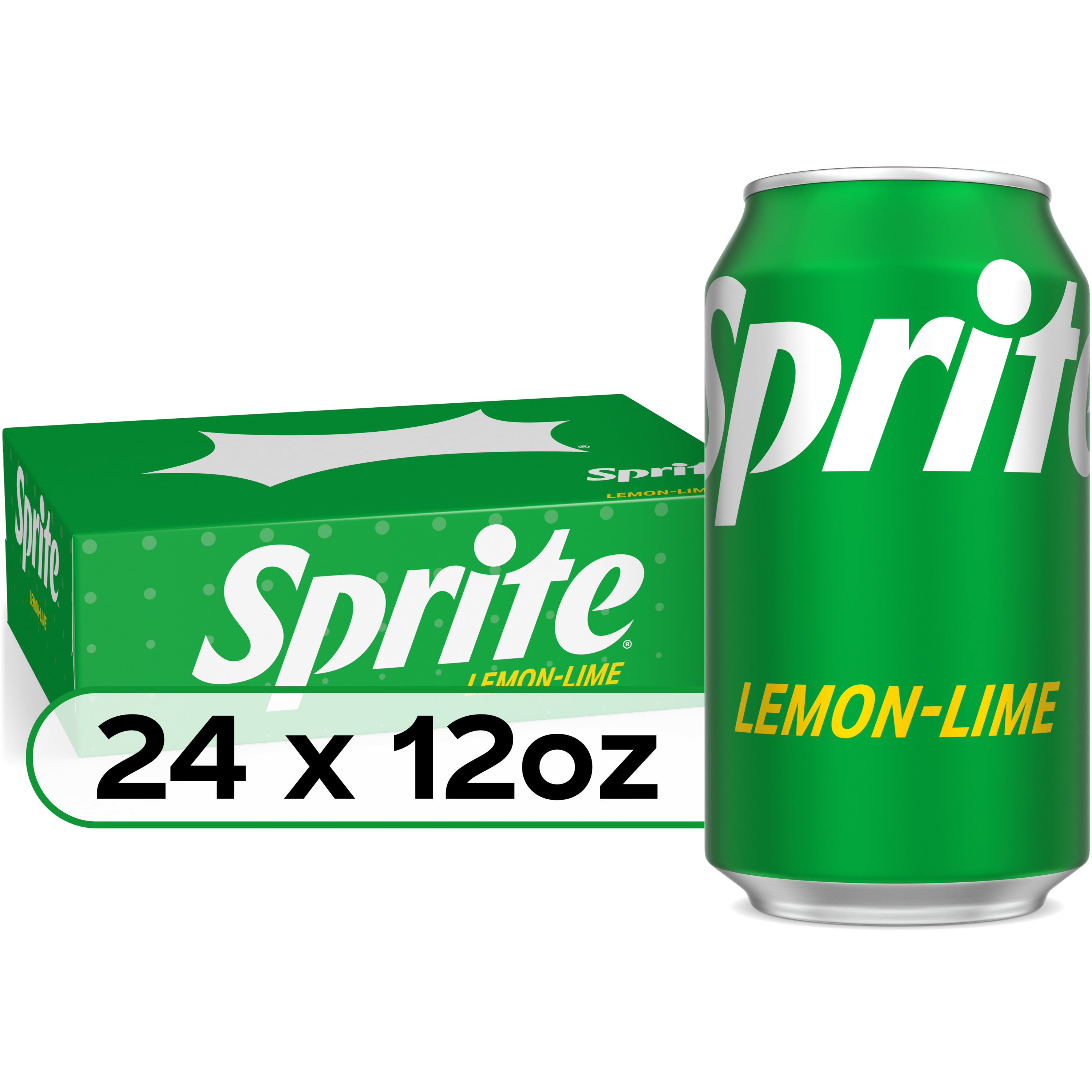 Sprite Lemon Lime Soda Soft Drinks, 12 fl oz, 24 Pack | Giant