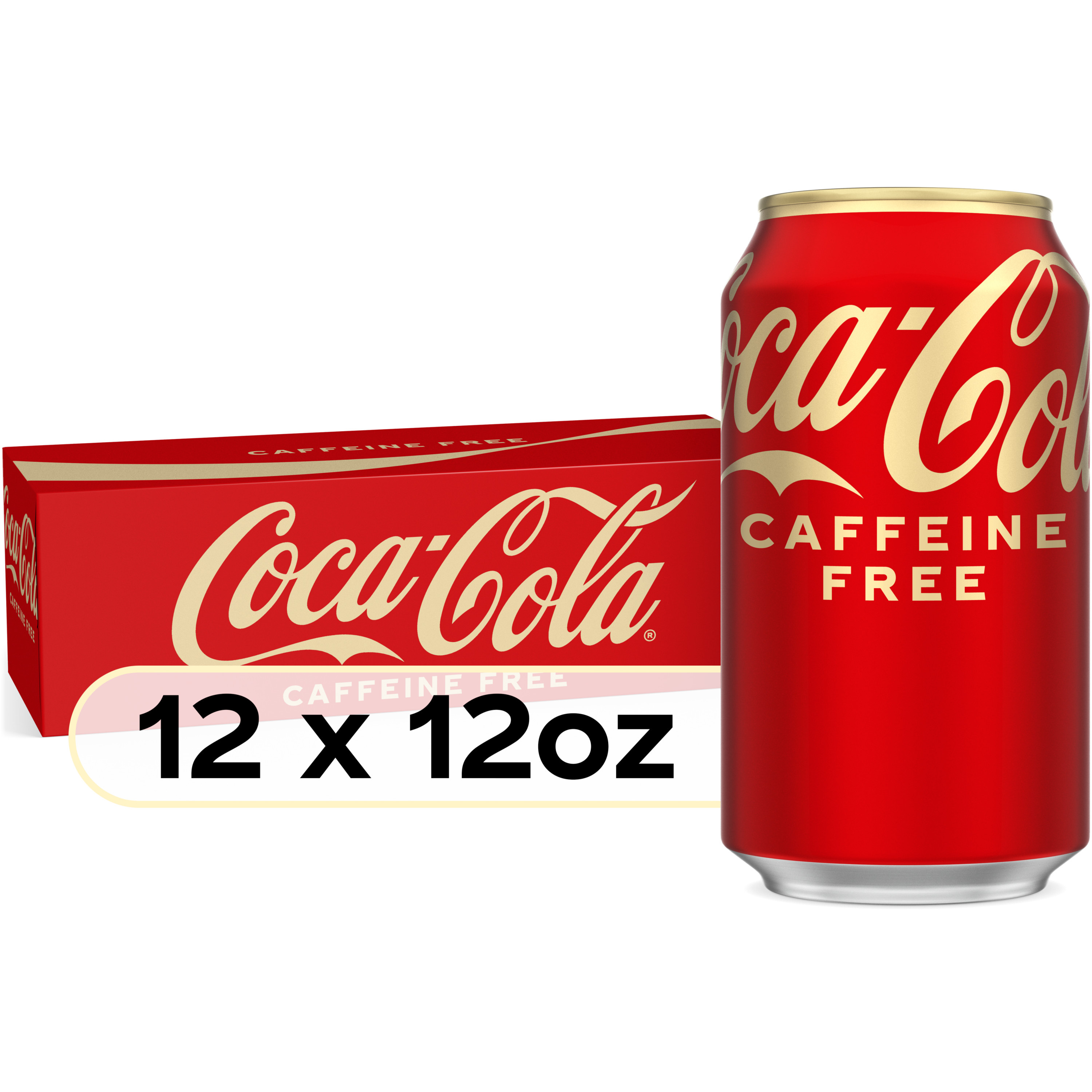 Coca-Cola Caffeine-Free Soda Soft Drink Fridge Pack Cans, 12 Fl Oz