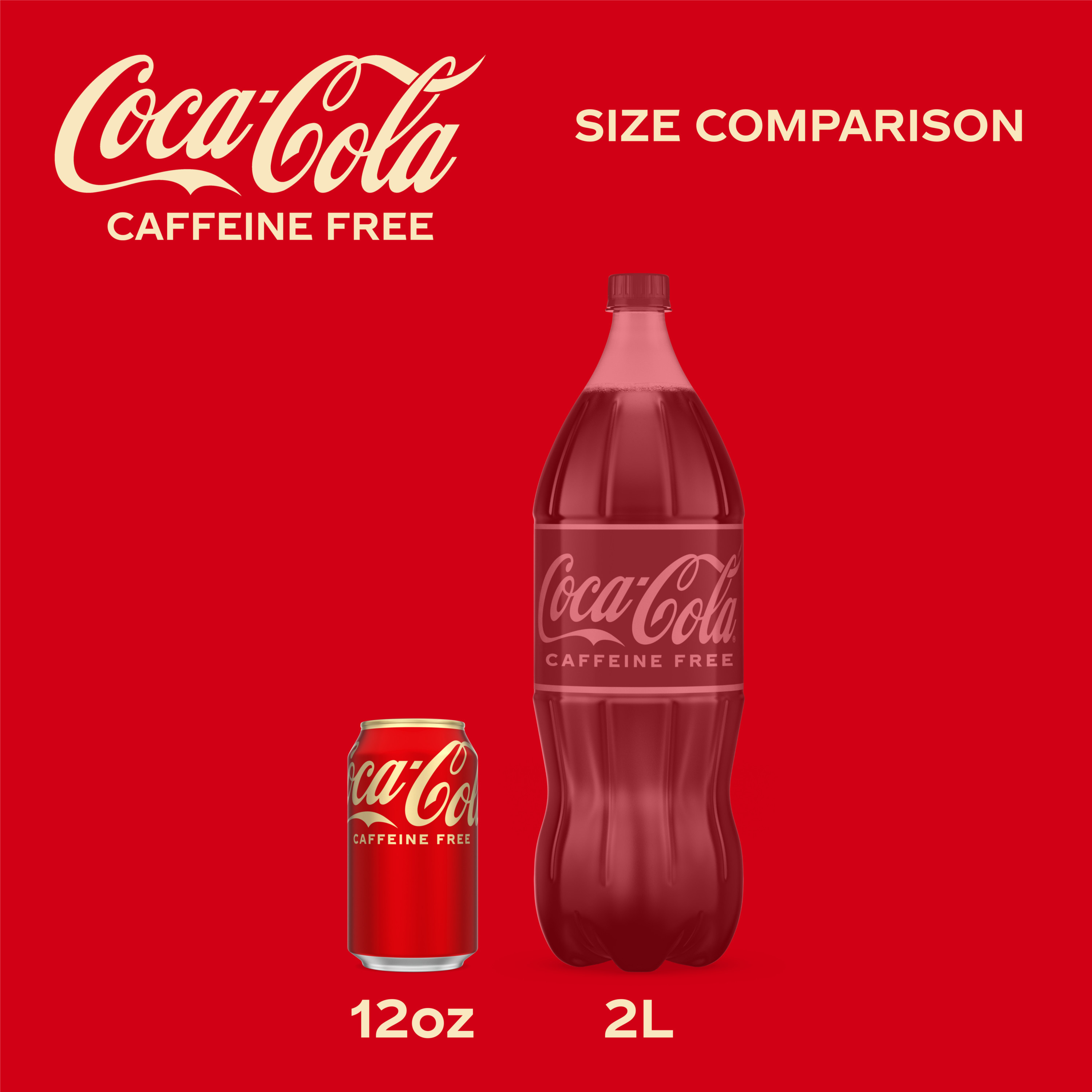 Coca-Cola Caffeine-Free Soda Soft Drink Fridge Pack Cans, 12 Fl Oz