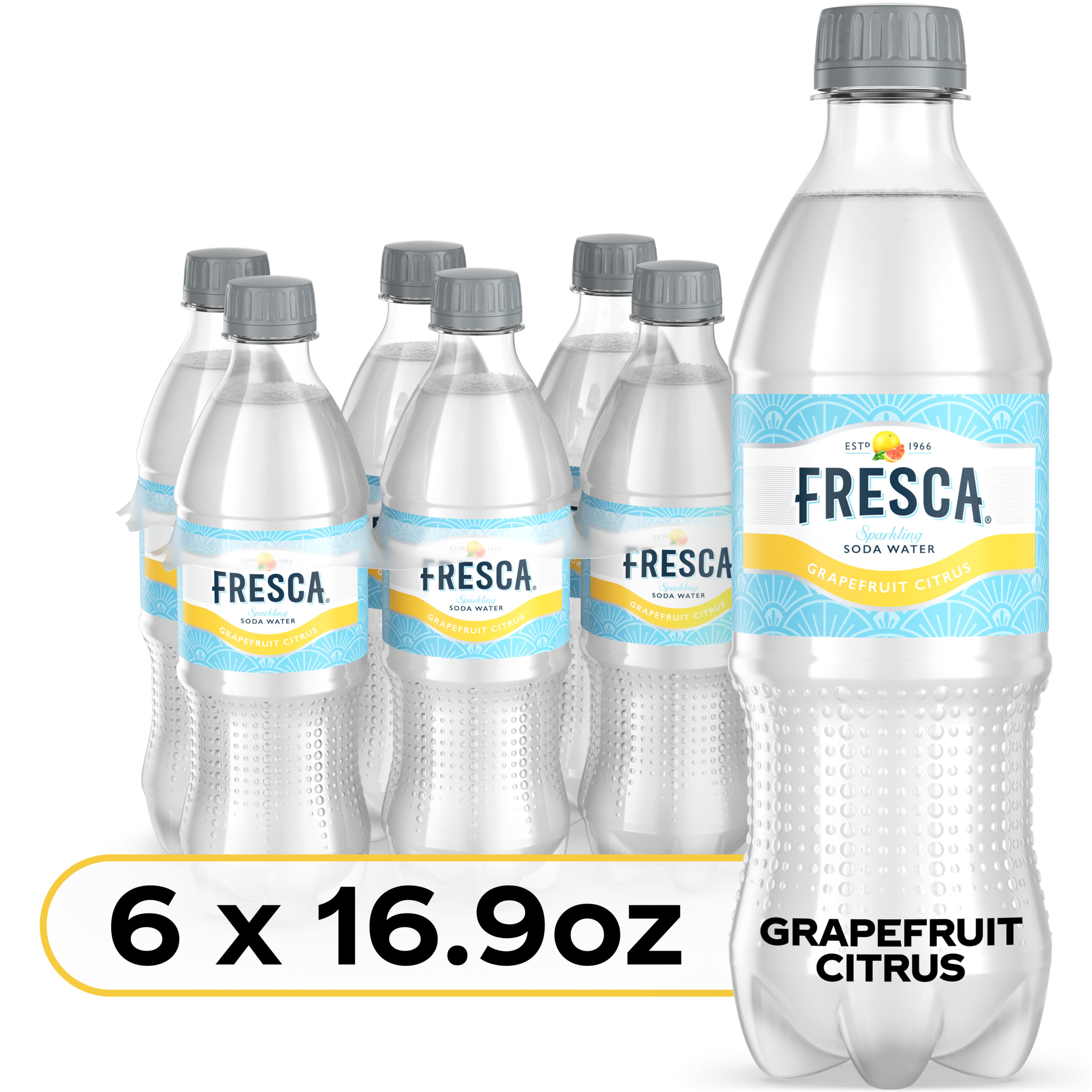 Fresca Citrus Soda Soft Drink Bottles, 16.9 Fl Oz, 6 Pack | Giant