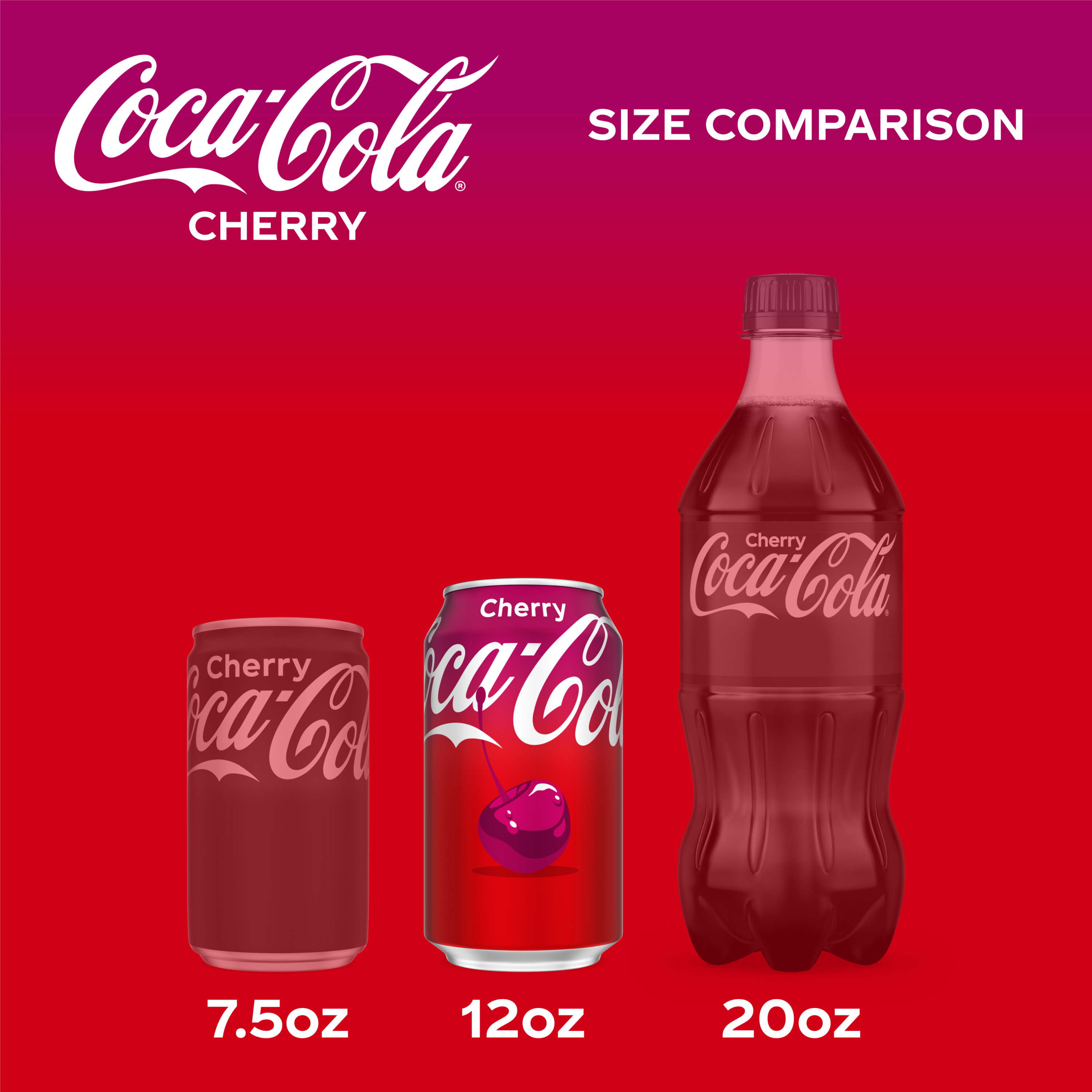 Coca-Cola Cherry Soda Soft Drink Cans, 12 Fl Oz, 12 Pack | Giant