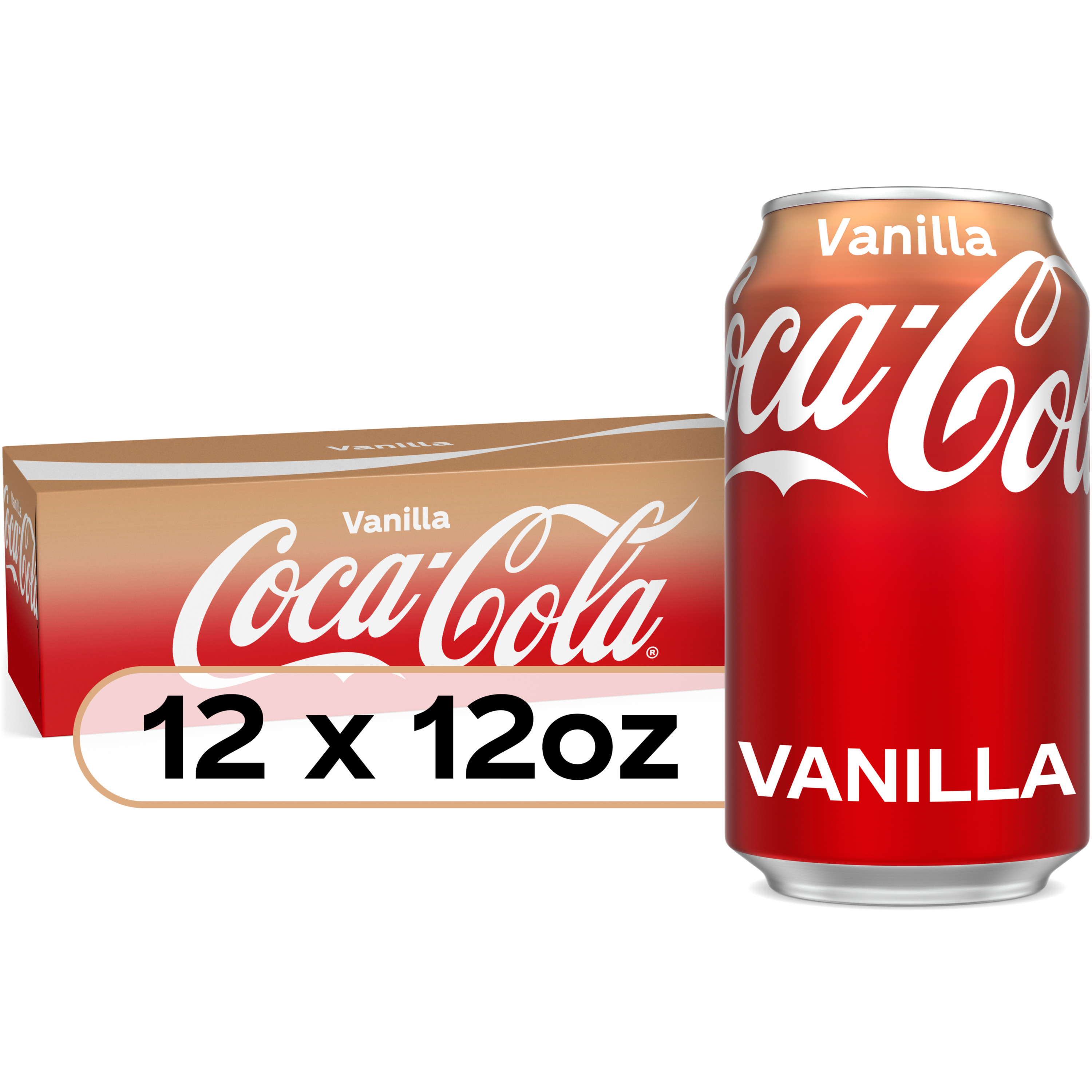 Coca-Cola Vanilla Soda Soft Drink, 12 fl oz, 12 Pack | Giant Eagle
