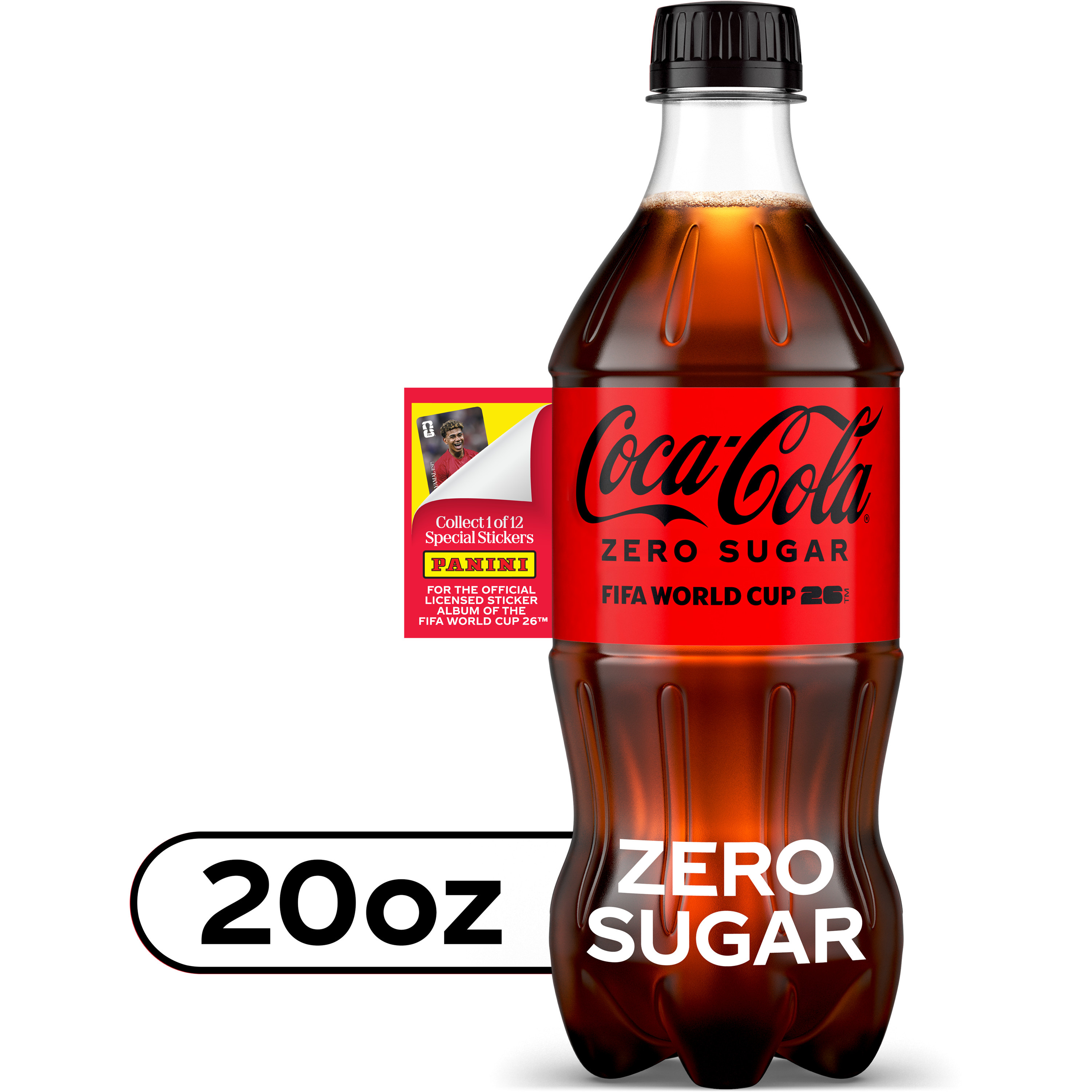 コカ・コーラ bottle Coca-Cola Zero Sugar Soda Soft Drink Bottle, 20 Fl Oz | Giant
