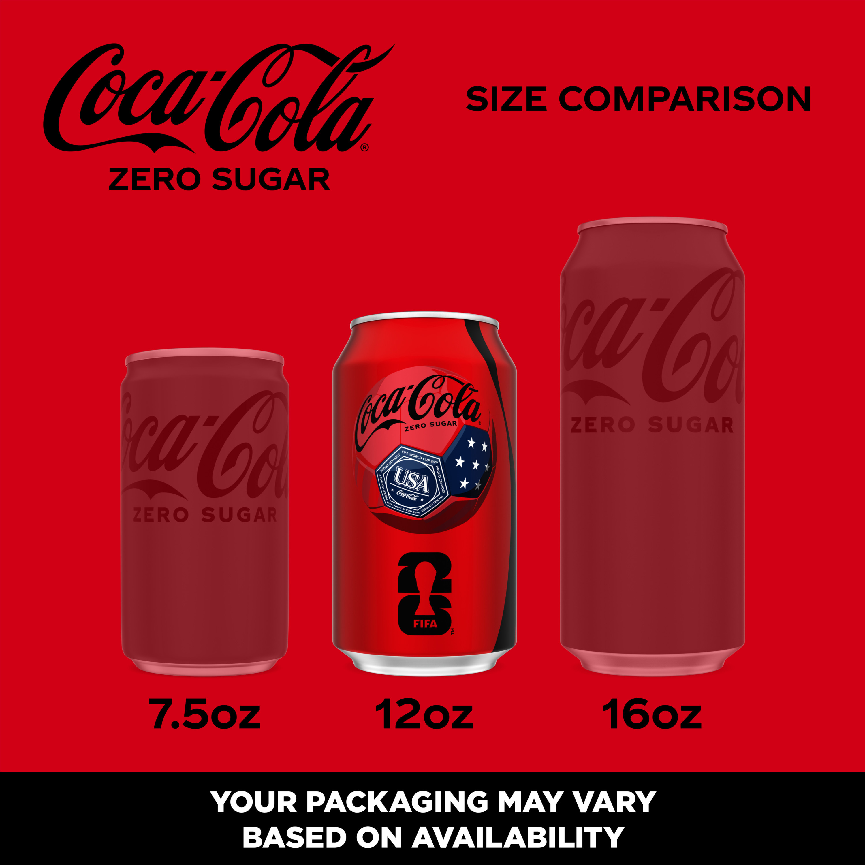 Coca-Cola Zero Sugar Soda Soft Drink Cans, 12 Fl Oz, 24 Pack
