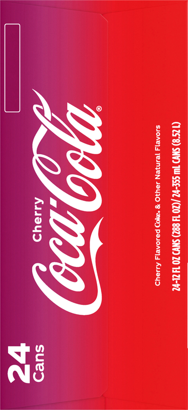 Coca-Cola Cherry Soda Soft Drink, 12 fl oz, 24 Pack | Giant Eagle