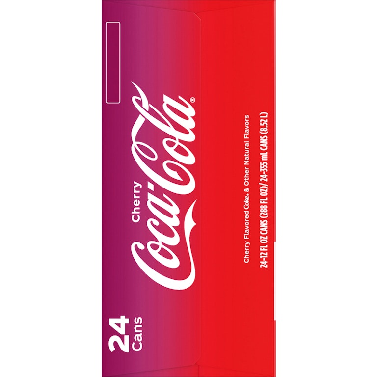 Coca-Cola Cherry Soda Soft Drink, 12 fl oz, 24 Pack | Giant Eagle Coca-Cola Cherry Soda Soft Drink, 12 fl oz, 24 Pack | Giant Eagle