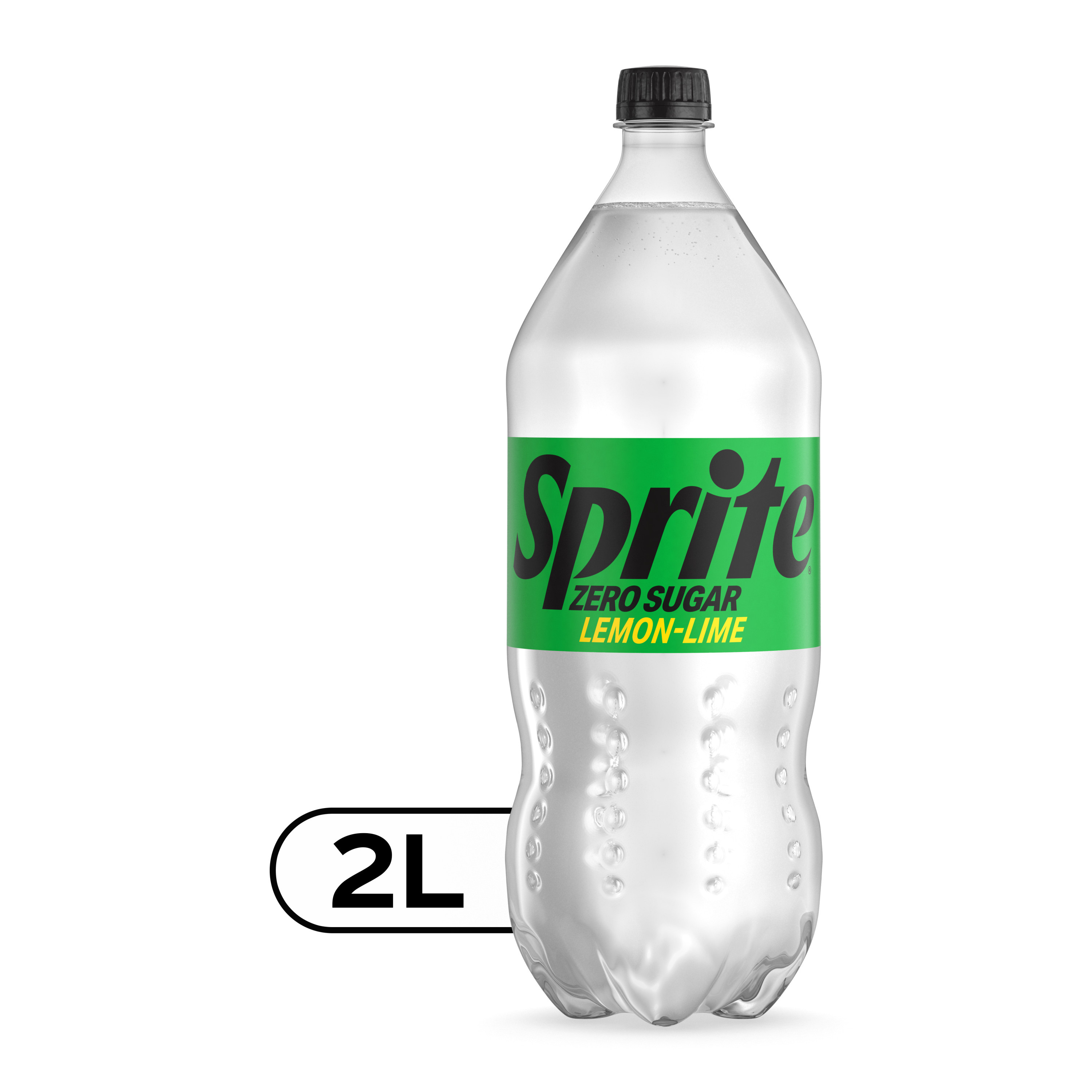 Sprite Zero Sugar Lemon Lime Diet Soda Pop Soft Drink, 2 Liters
